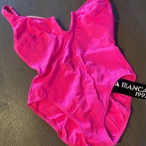 LA BLANCA 1993• Vintage Swimsuit Hot Pink